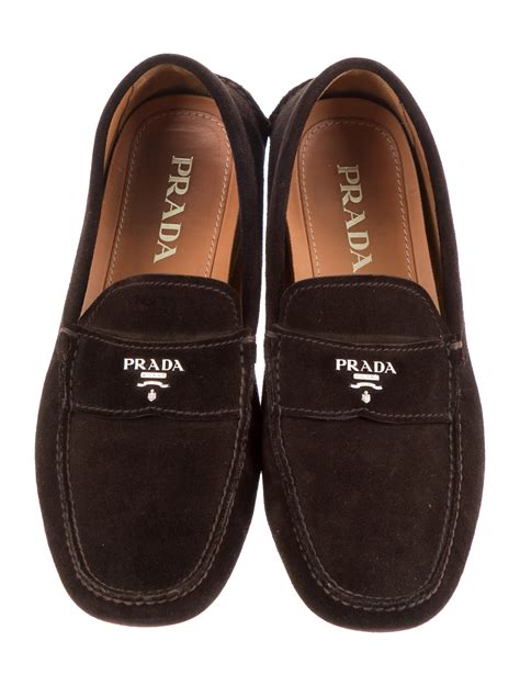 prada loafer heels|prada suede loafer.